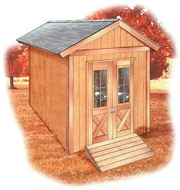 8ftx12ft Basic Shed