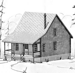 Picture of Snuffy Smith Log Cabin Alternate F-648